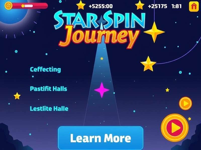 Star Spin Journey Game Screenshot